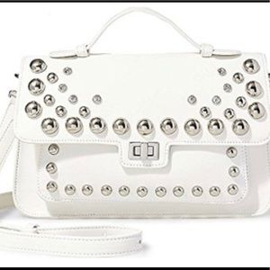 Steve Madden Mary NONLEATHER FRONTFLAP Silver Stud